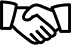 handshake icon black transparent