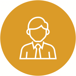 orange circle employer icon