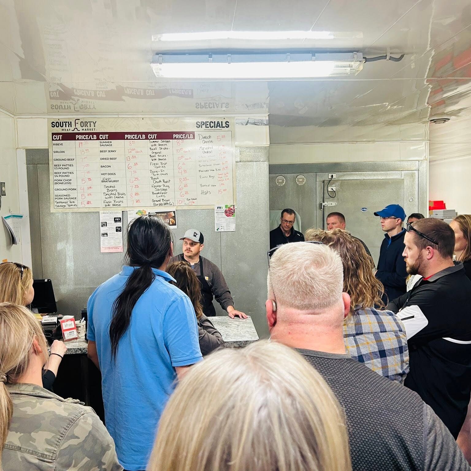 linc factory tour with a group of participants