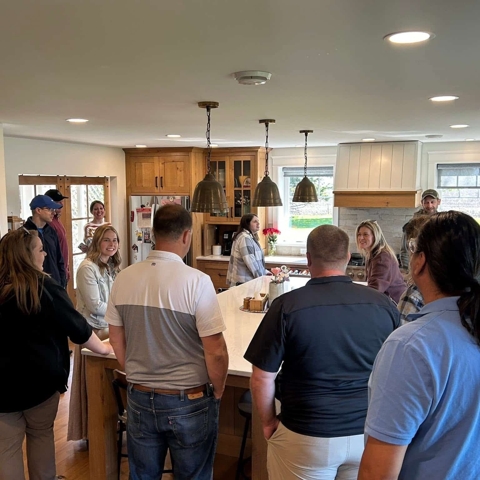 linc kitchen tour with group of participants