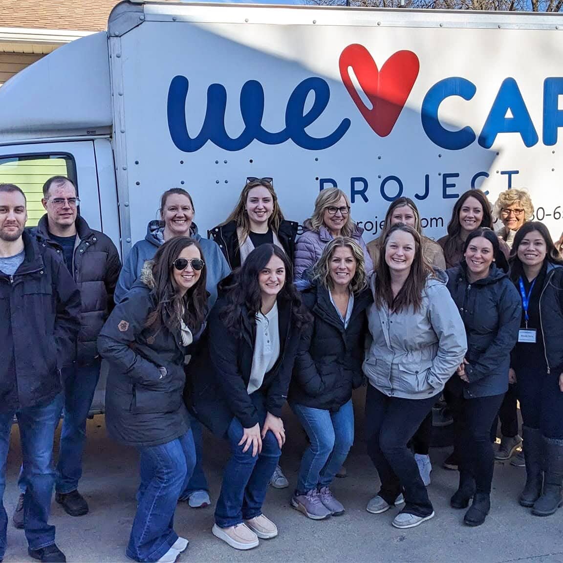 linc redwood county team at we care project morgan mn